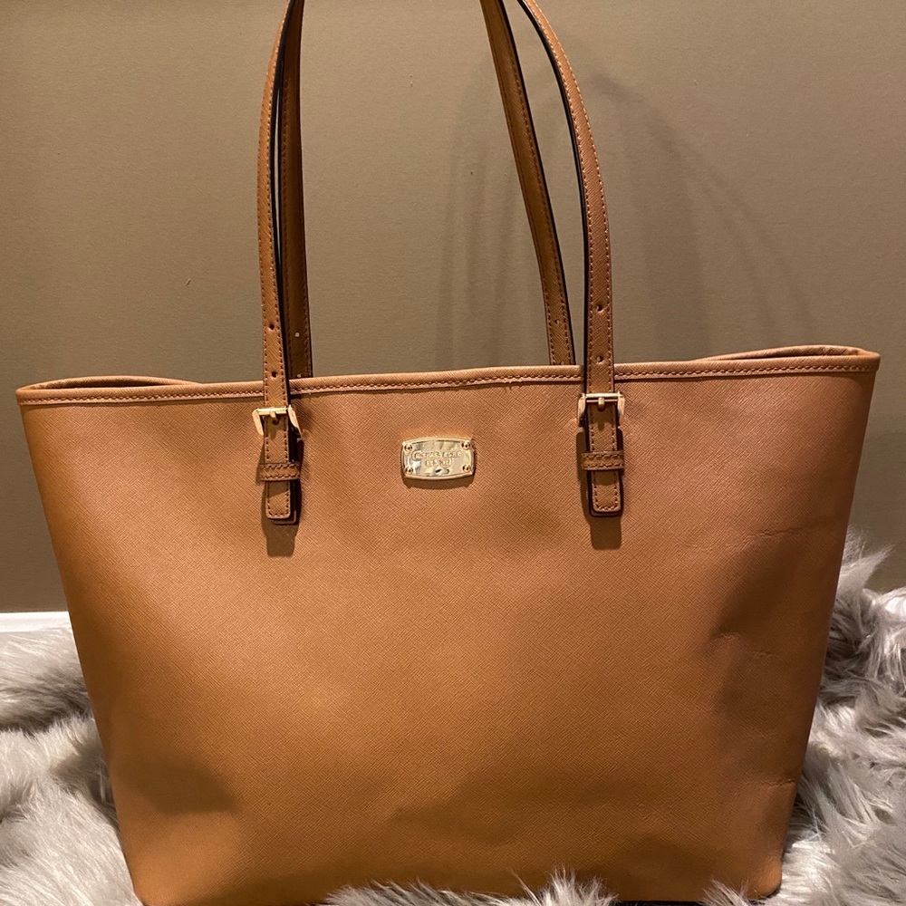 Michael Kors large brown tote bag